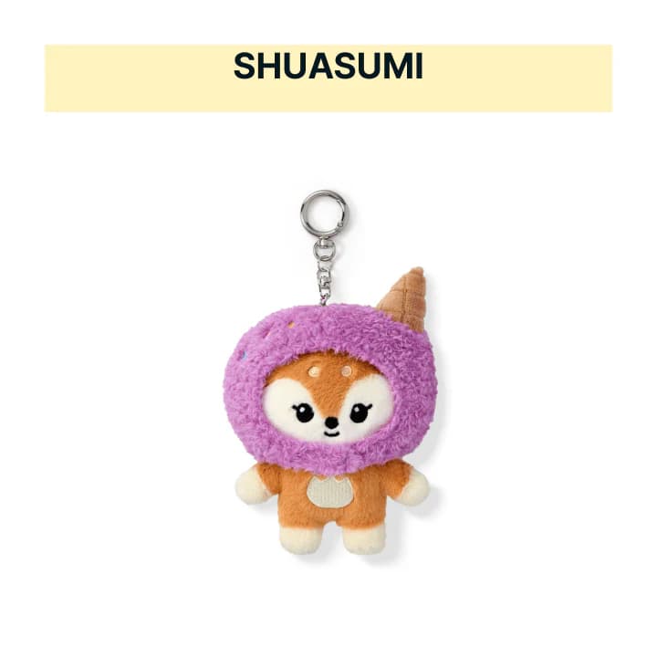 Want: SEVENTEEN Joshua Shuasumi Plush Keyring Ice Cream with MINITEEN Official MD